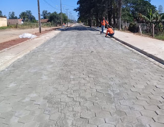 Pavimentação da Avenida continua
